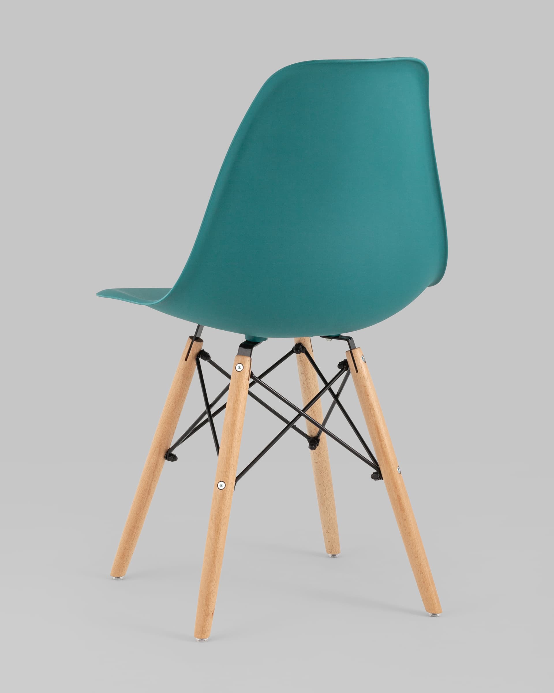 Стул Eames Style DSW темно-бирюзовый (разборный каркас) из Италии