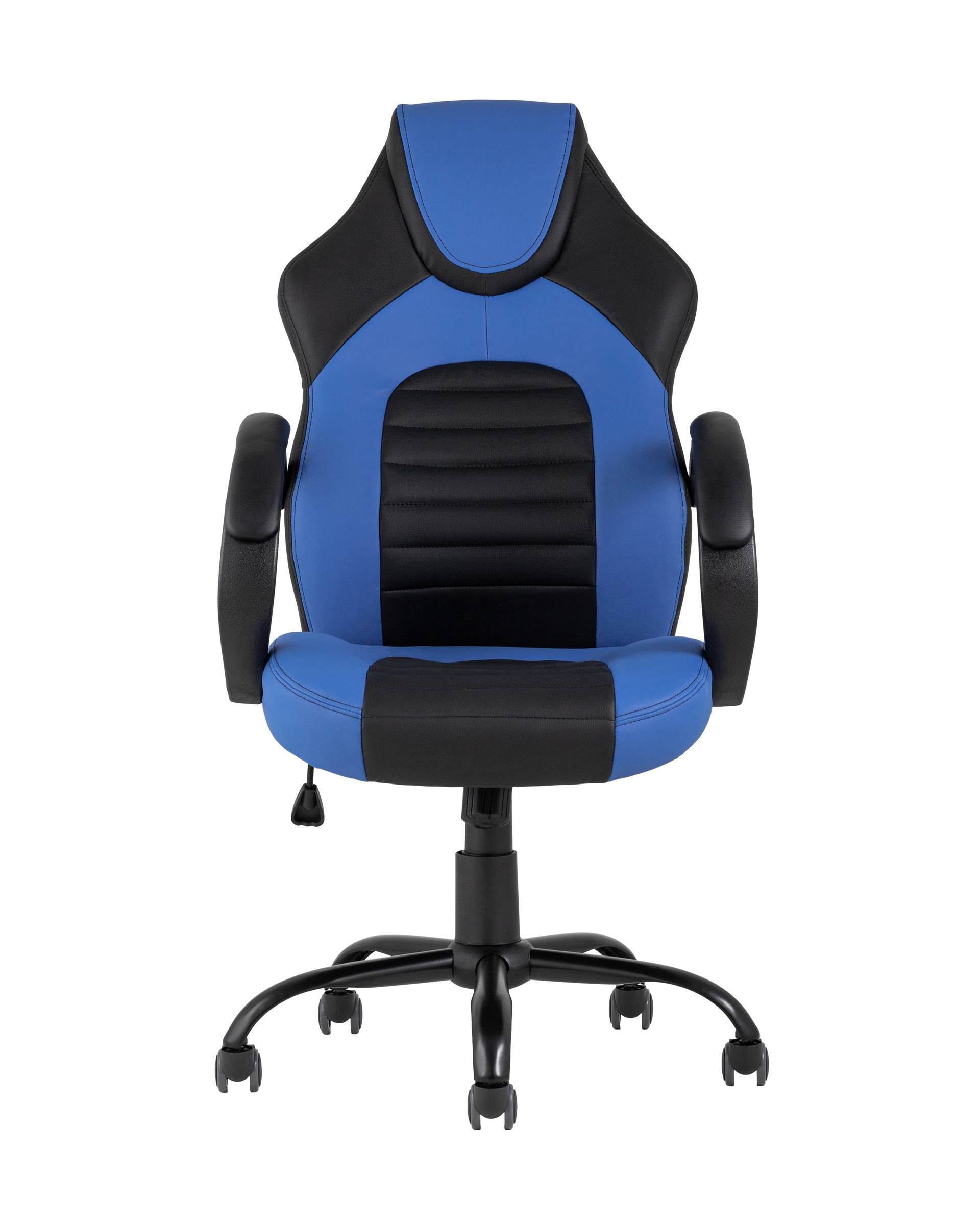 Кресло игровое TopChairs Racer Midi черно-синее из Италии