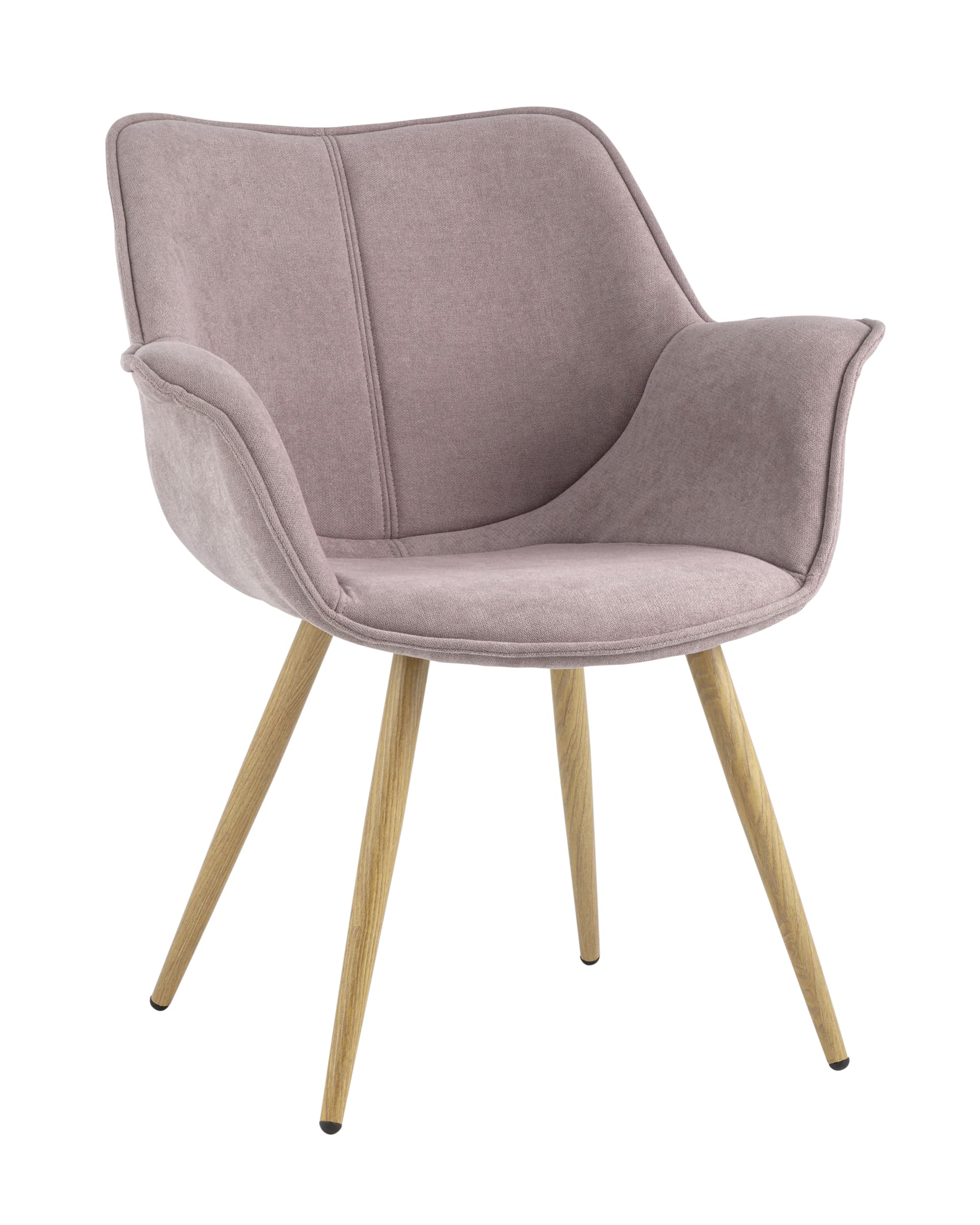 Стул Джулиан NEW, розовый c подлокотниками из Италии