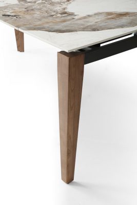 Обеденный стол DT9307CW керамика 140см из Италии