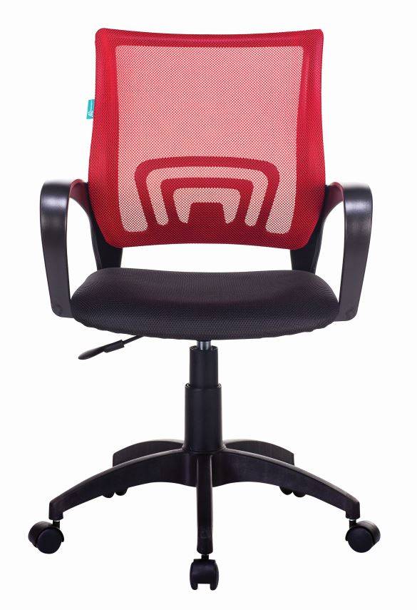 Кресло Бюрократ CH-695NLT красный TW-35N сиденье черный TW-11 сетка/ткань крестовина пластик из Италии