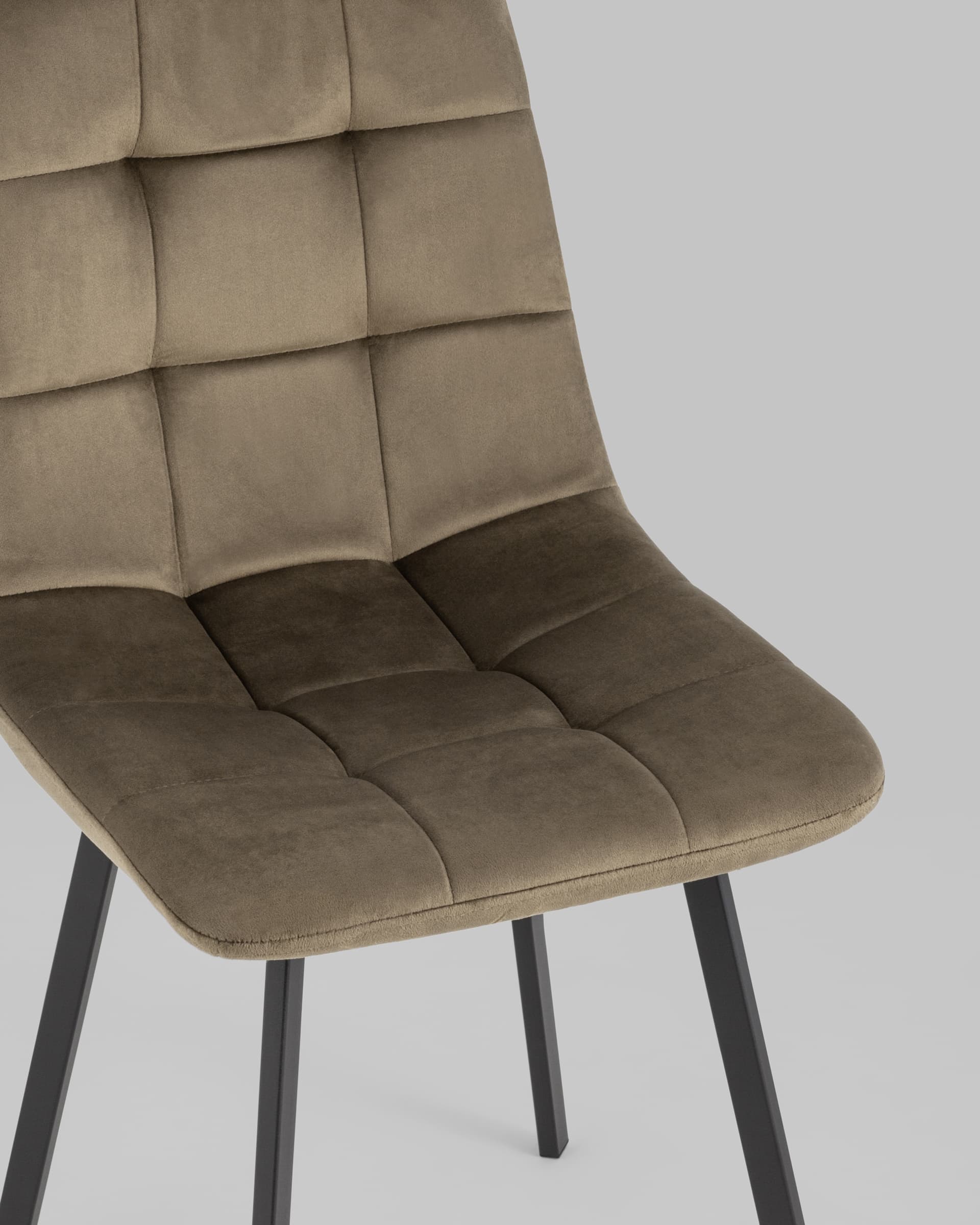 Стул Chilly велюр коричневый из Италии