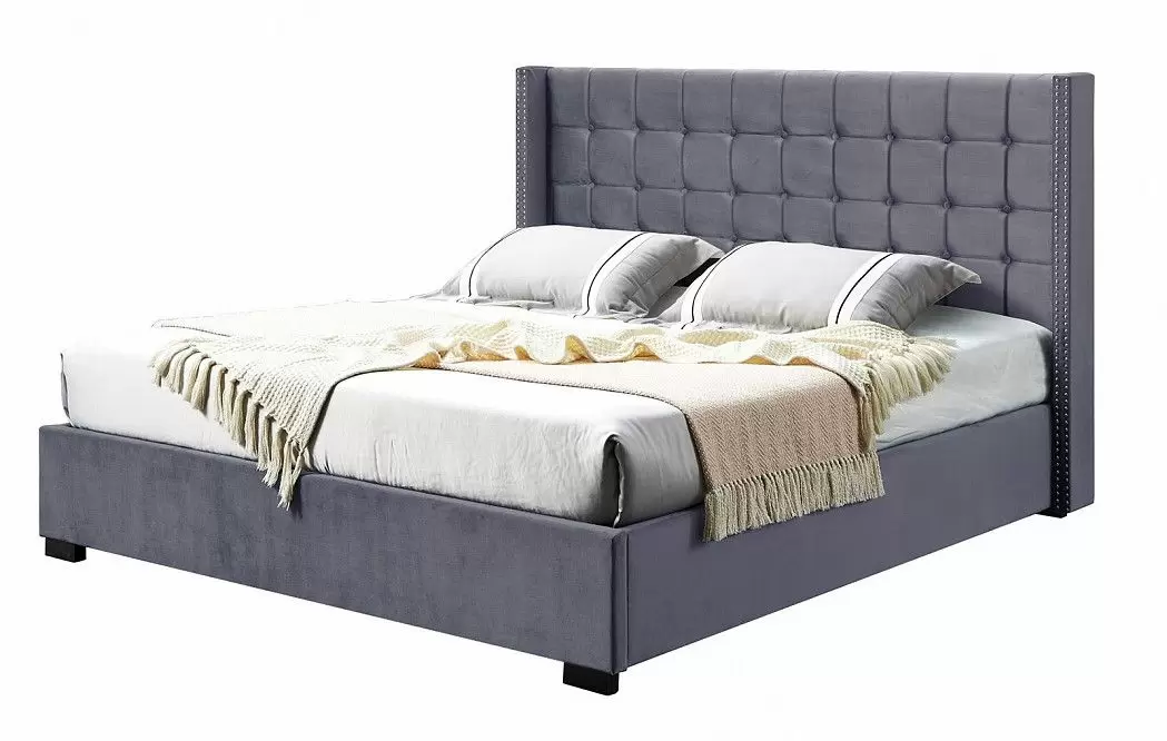Кровать Vivien, серый из Италии