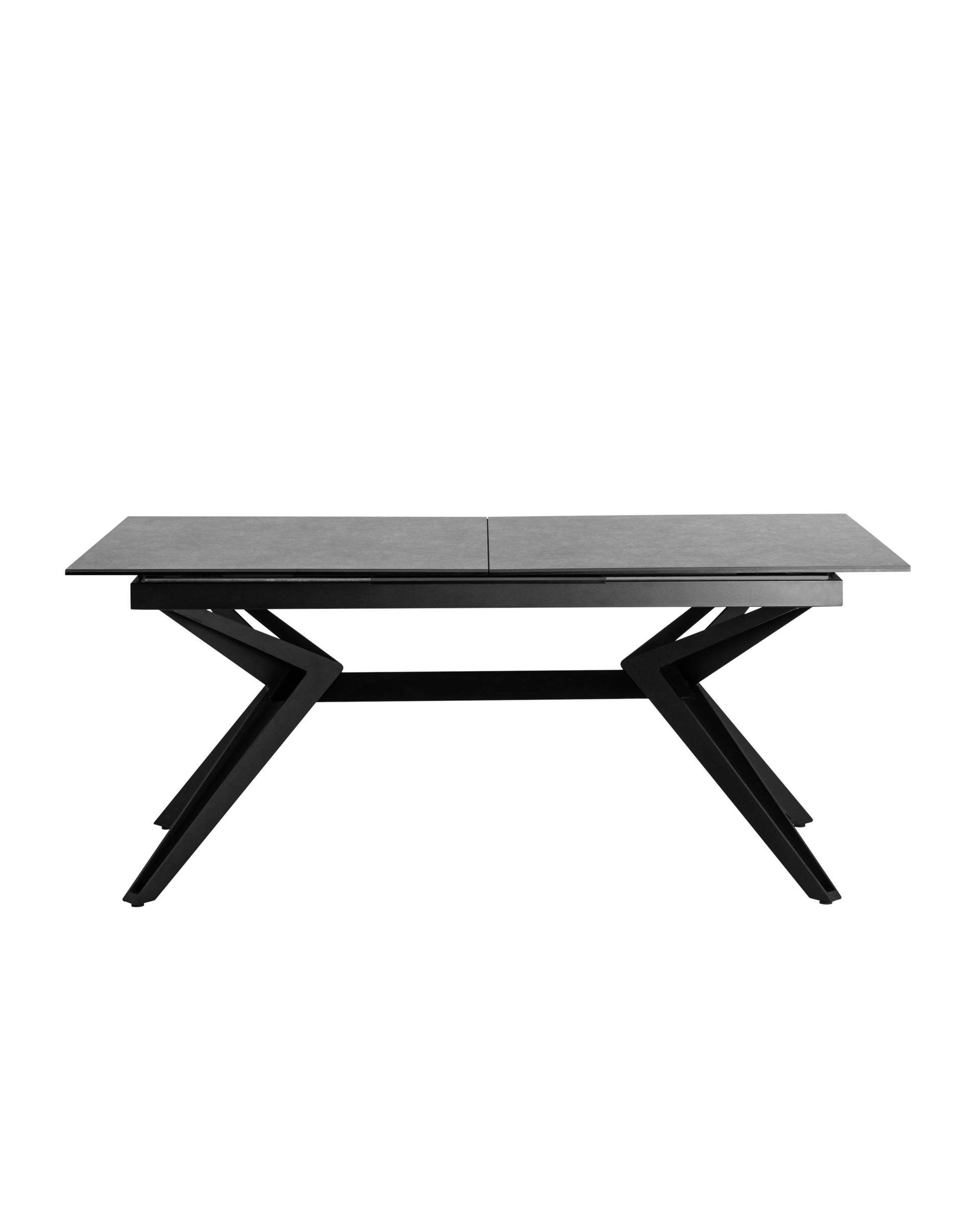 Стол обеденный Олимпия раскладной 180-230*90 керамика темная из Италии