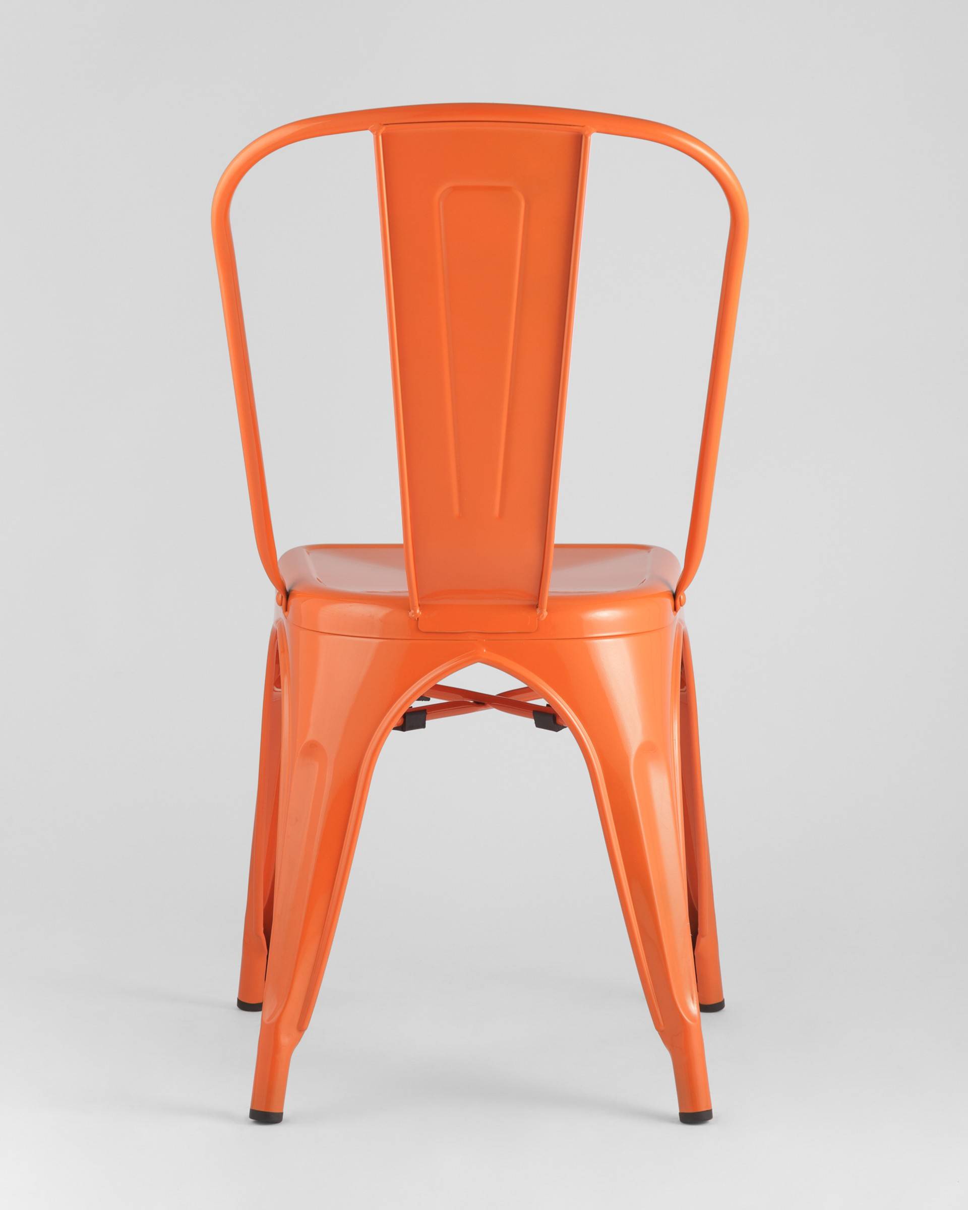 Стул TOLIX оранжевый глянцевый из Италии