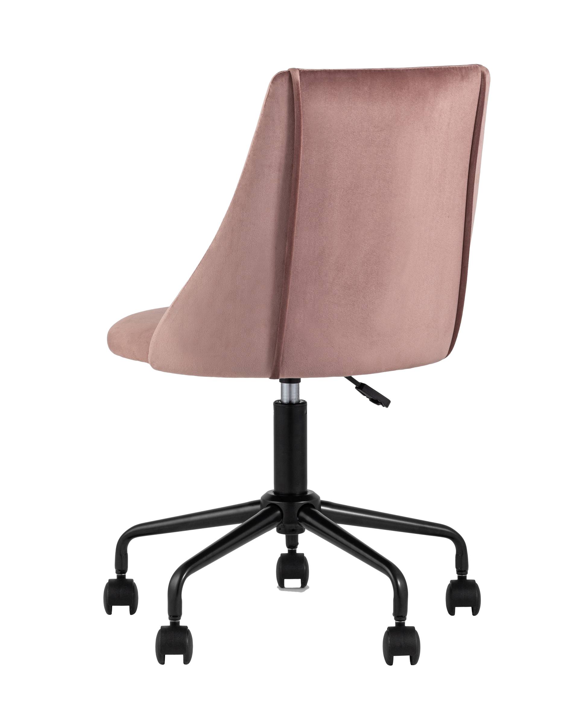 Кресло компьютерное Сиана велюр розовый из Италии