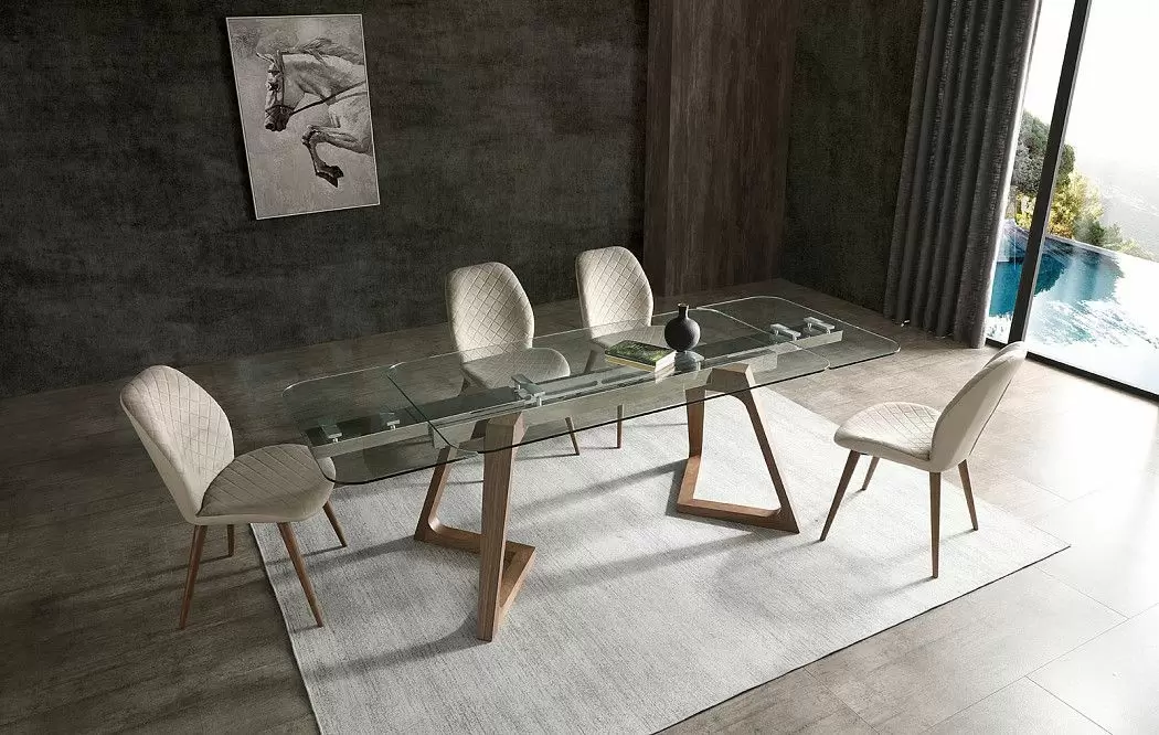 Стол раскладной Eden 160-240, орех из Италии