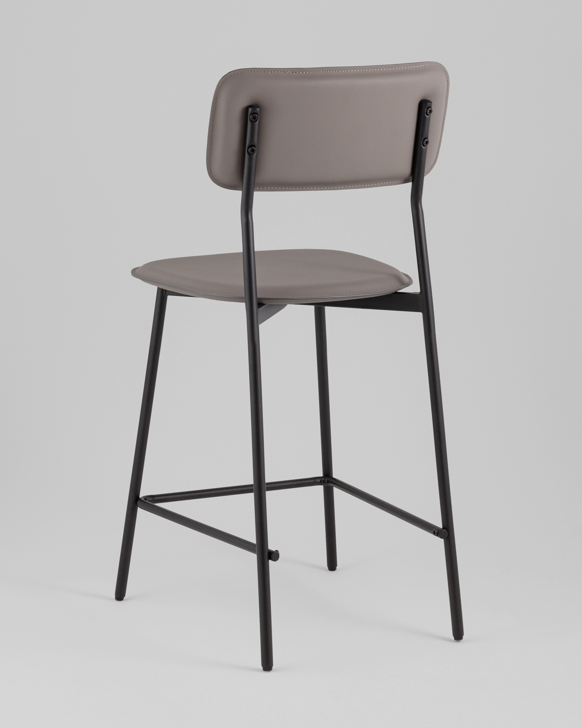 Стул полубарный Mikkie серый из Италии