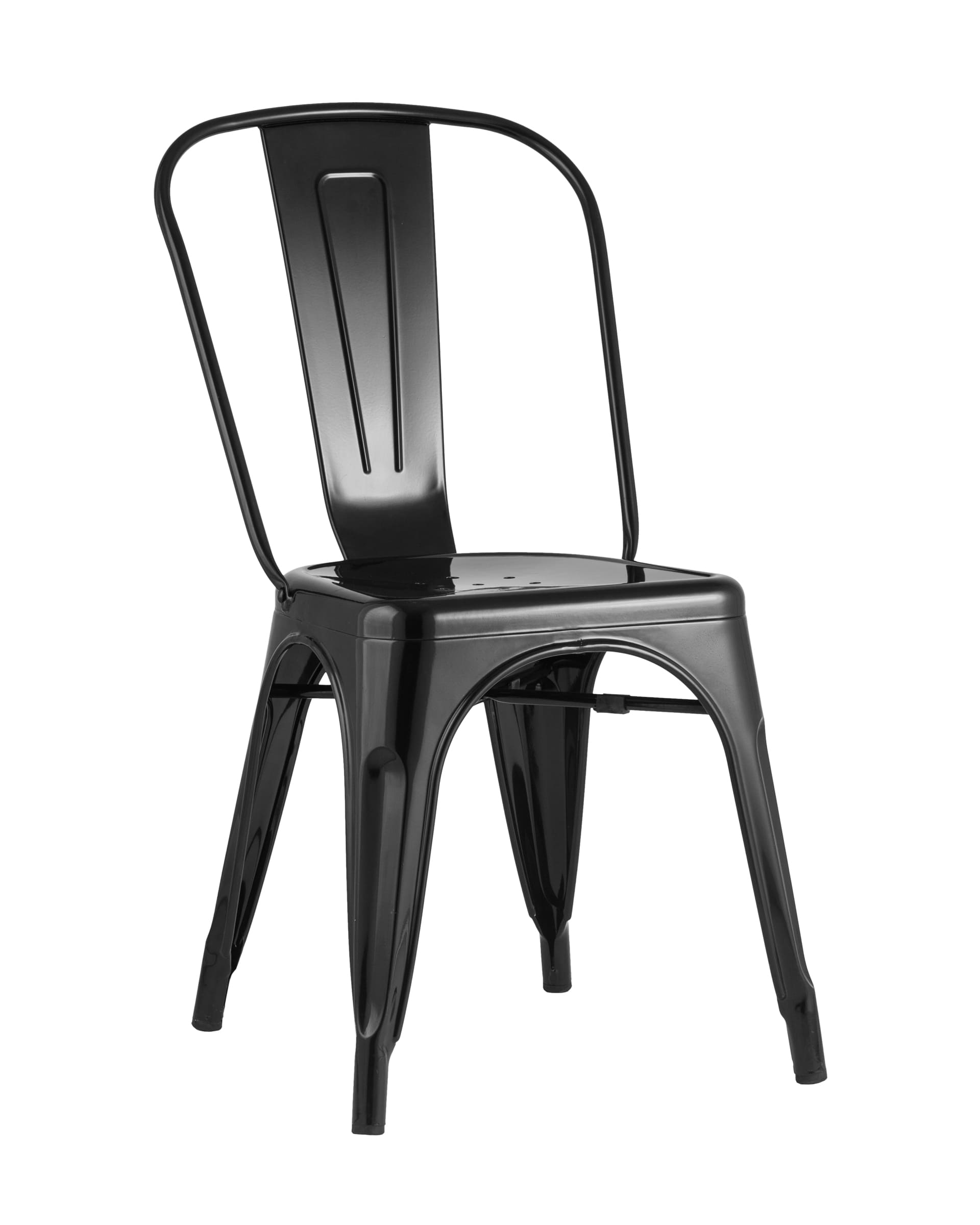 Стул TOLIX черный глянцевый (4,7 кг, 32,5, 46*53*1520, 12, 100 кг, Anji Yongding Furniture Co., Ltd) из Италии