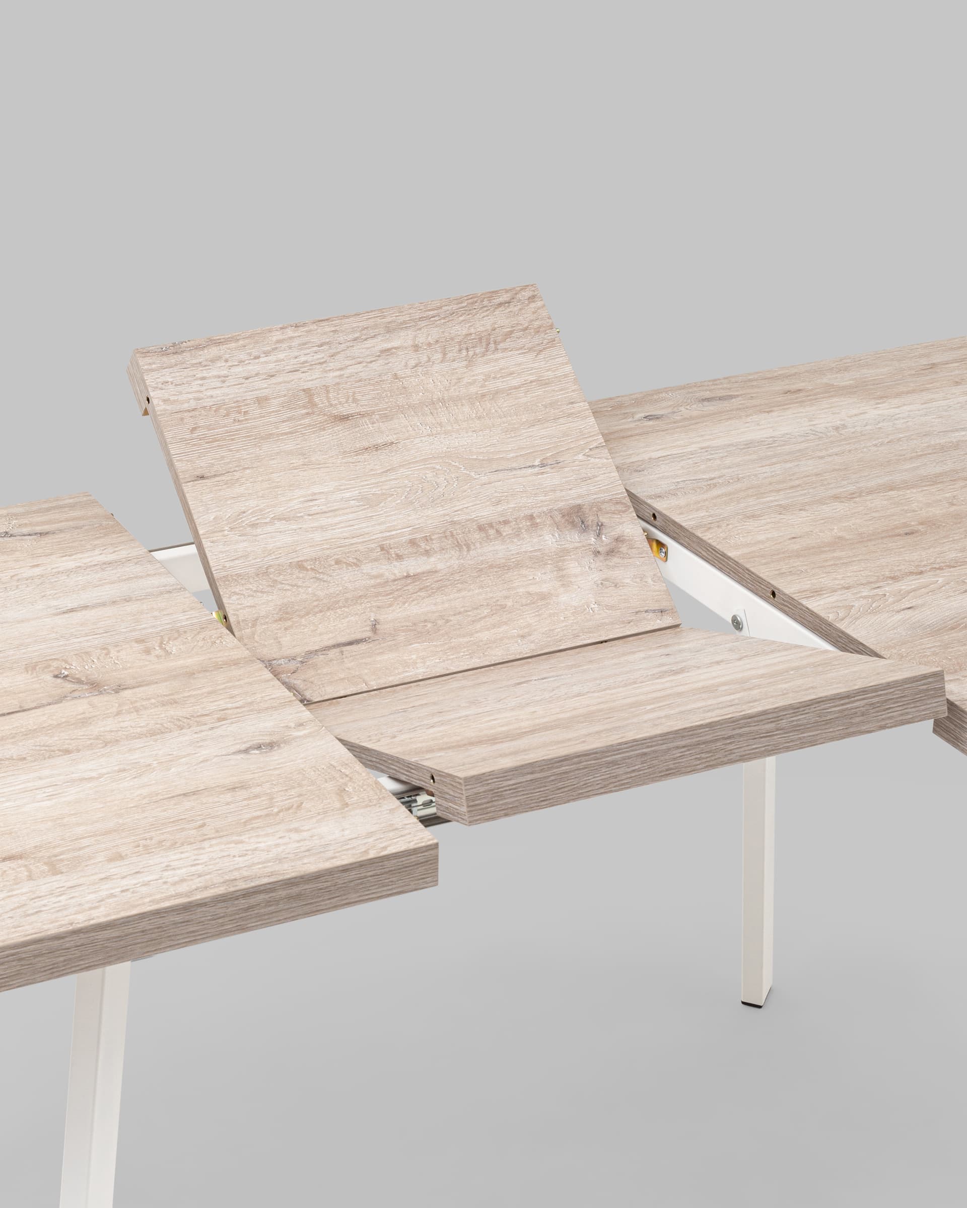 Стол Plain 116-158*74 дуб Ан/белый из Италии