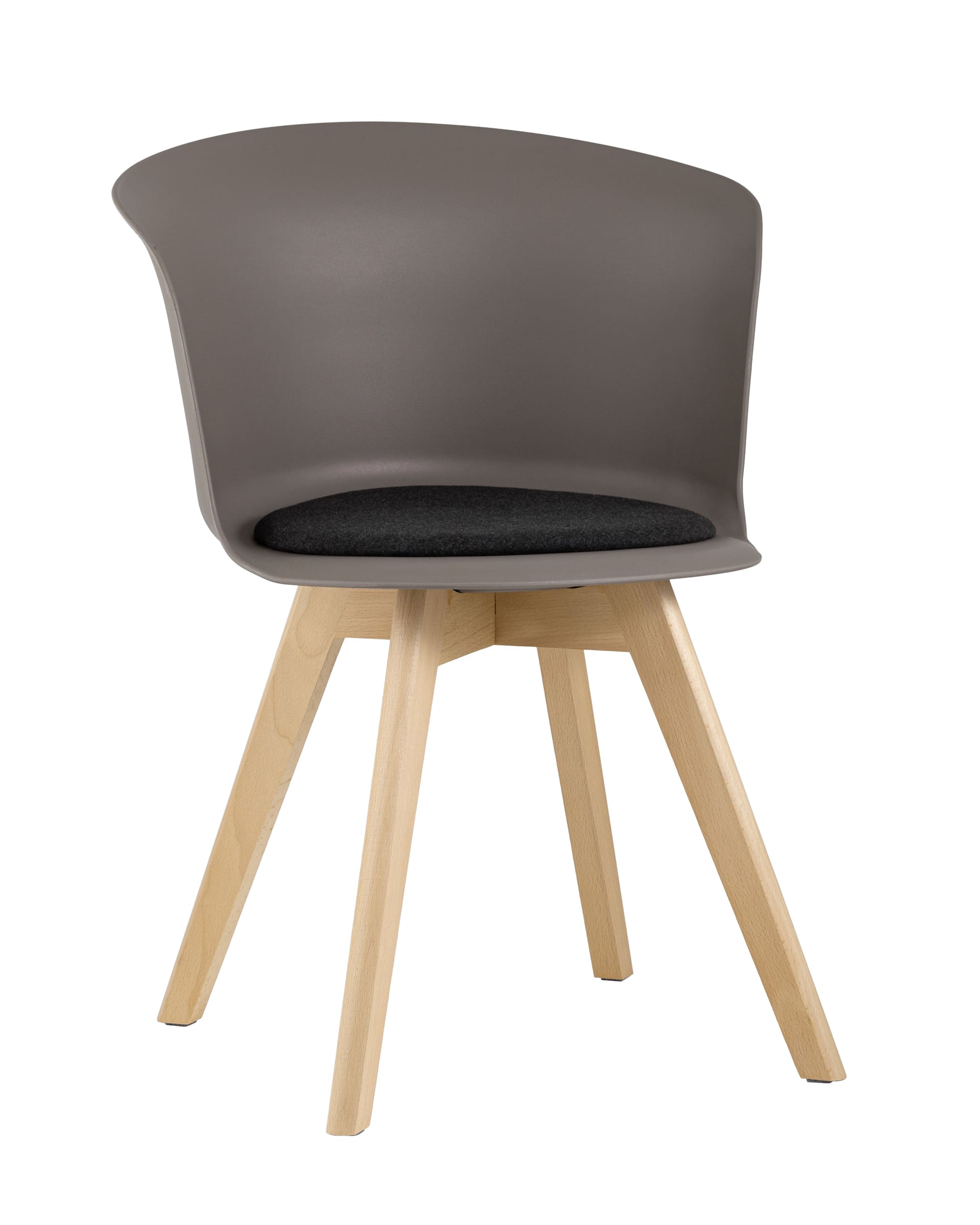 Стул Moon с подушкой, темно-серый из Италии