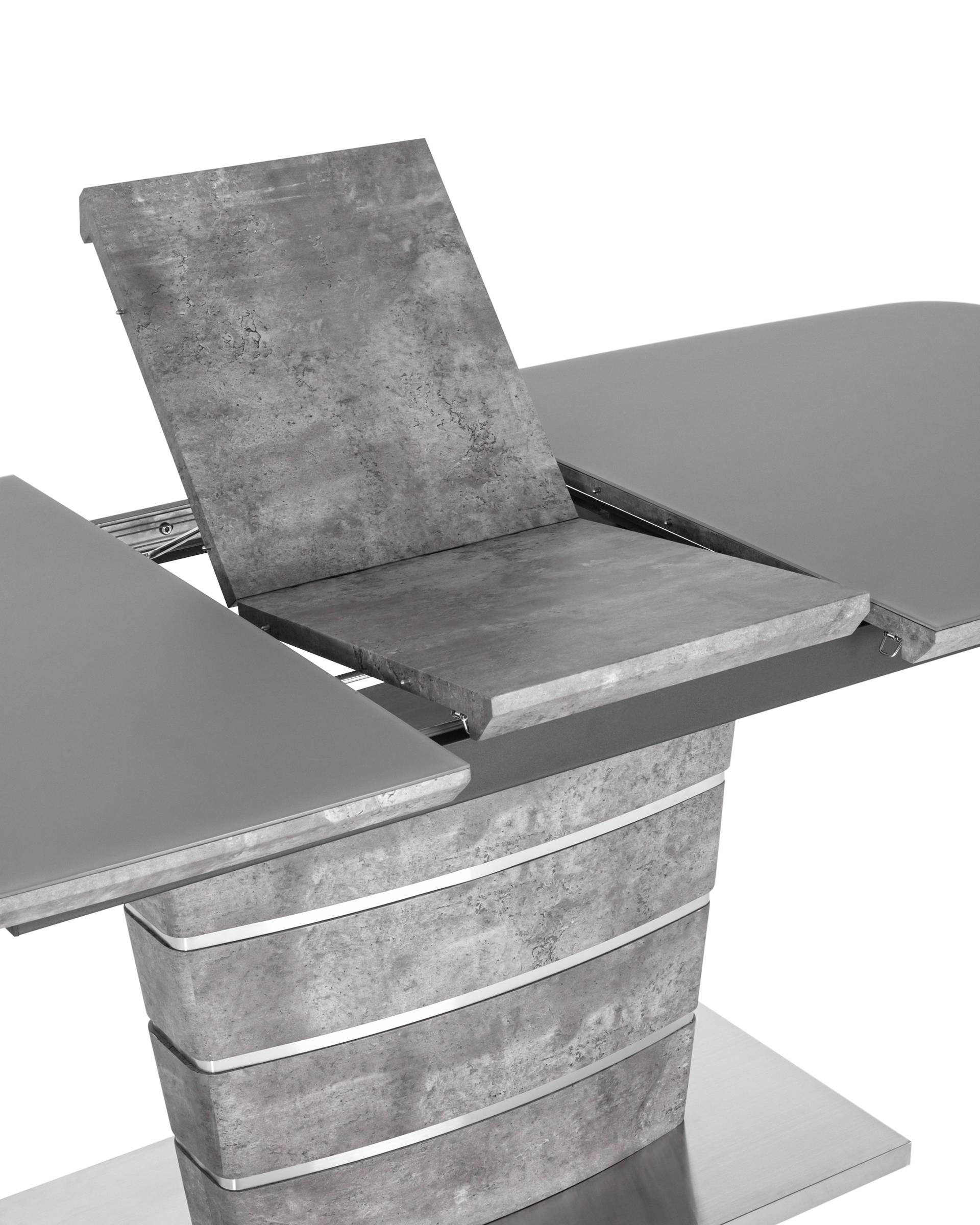 Стол обеденный Гамбург раскладной 160-200*90 серый из Италии