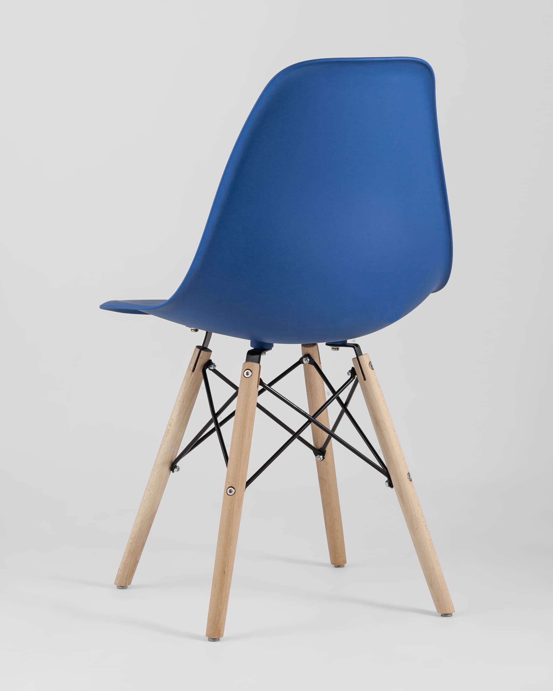 Стул Eames Style DSW синий (разборный каркас) из Италии