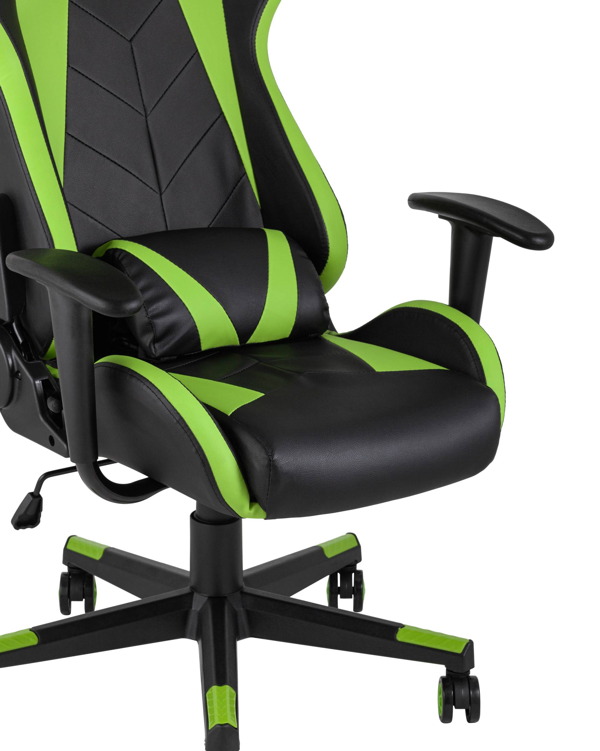 Кресло игровое TopChairs Gallardo зеленое из Италии