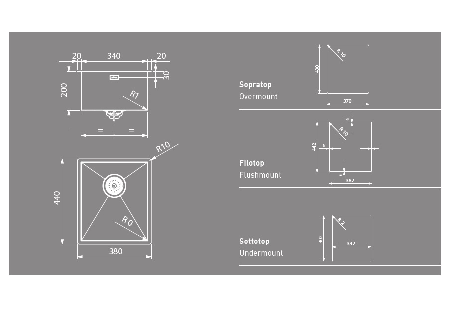 Мойка Artinox Quadra 34 из Италии