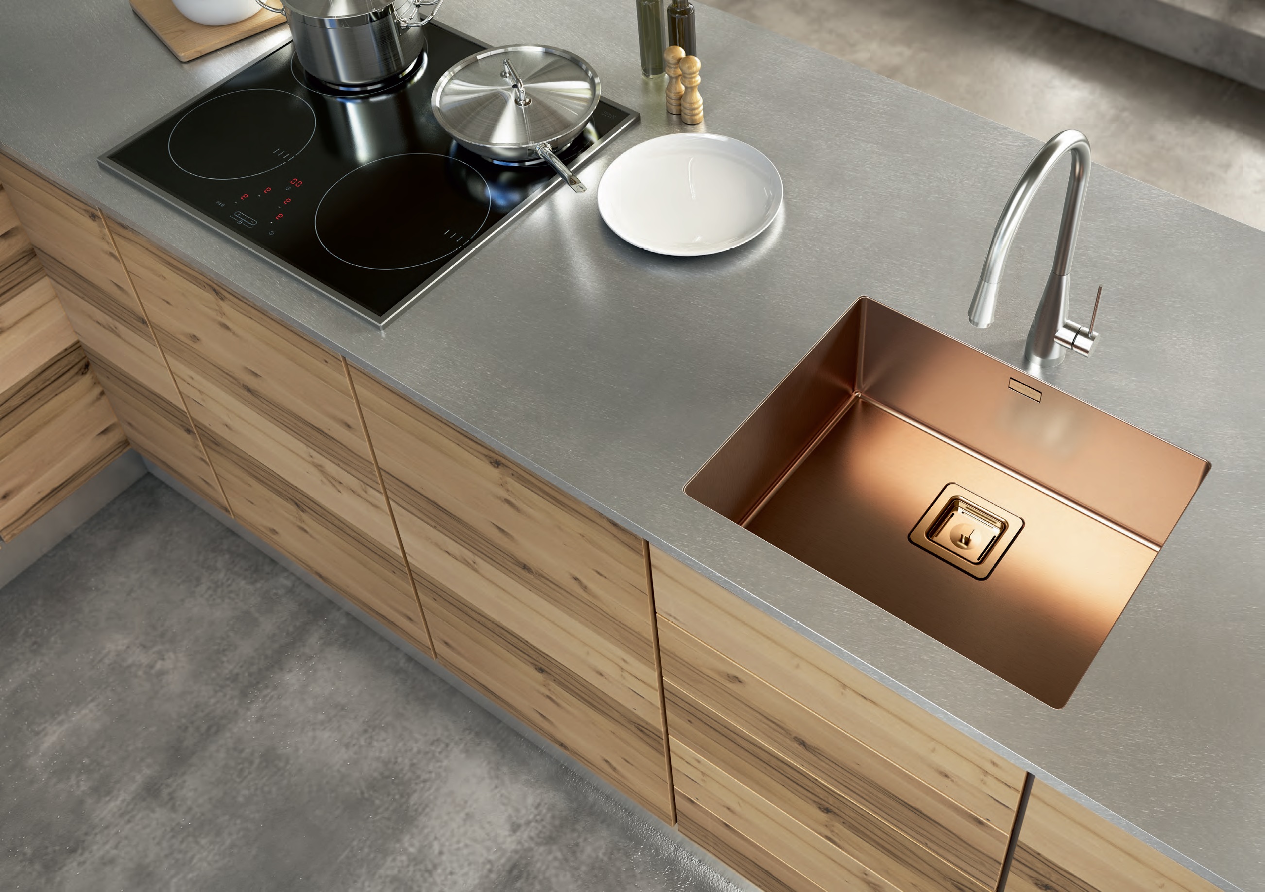 Мойка Artinox Titanium 40 anthracite из Италии