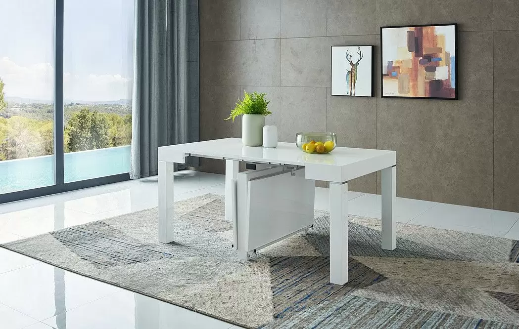 Стол раскладной Claus, белый из Италии